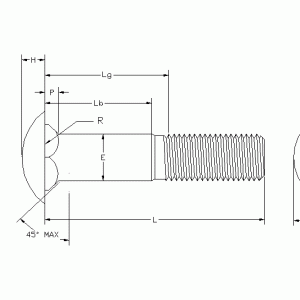 tornillo cuello corto