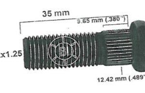 Birlo BR10-061RP PAVONADO GRADO 8