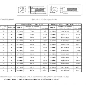 TORNILLOS ESTRUCTURALES