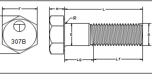 tornillo A hexagonal GB
