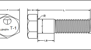 tornillo A hexagonal T1