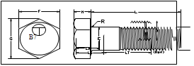 tornillo hexagonal