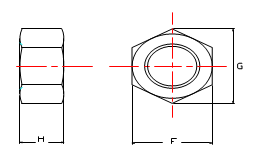 tuerca hexagonal