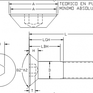 diagrama tornillo sacket